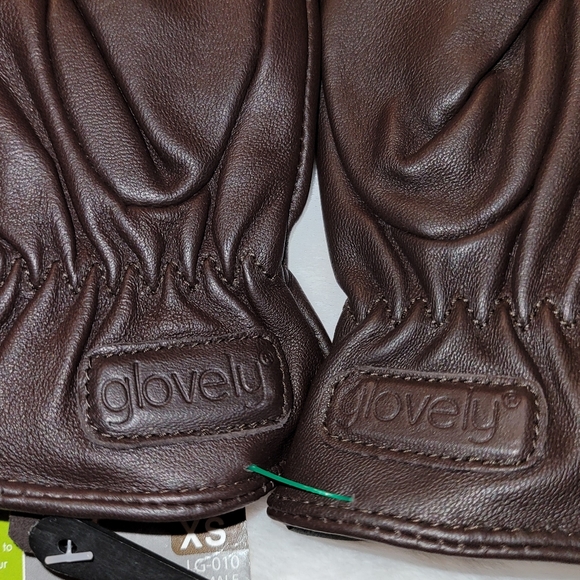 Glove.ly Genuine Leather Cashmere-Lined Touchscreen Gloves New With Tag - Picture 12 of 14